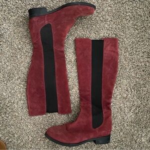 Women's Cole Haan Burgundy Knee-High Boots